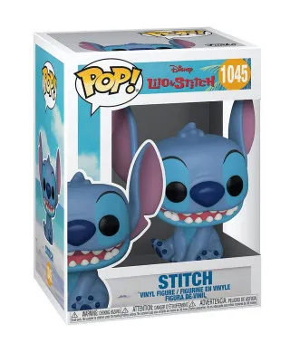 Bobble Figure Disney - Lilo & Stitch POP! - Smiling Seated Stitch 