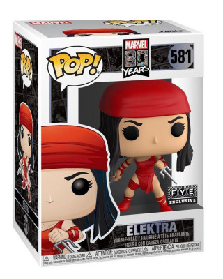 Bobble Figure Marvel - 80 Years Anniversary POP! - Elektra - Special Edition 