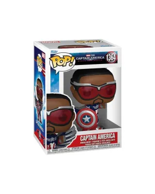 Bobble Figure Marvel - Captain America Brave New World POP! - Captain America 
