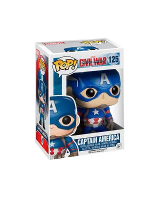 Bobble Figure Marvel - Captain America Civil War POP! - Captain America 