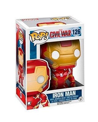 Bobble Figure Marvel Civil War Captain America POP! - Iron Man 