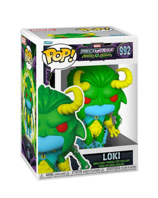 Bobble Figure Marvel Mech Strike POP! - Monster Hunters - Loki 