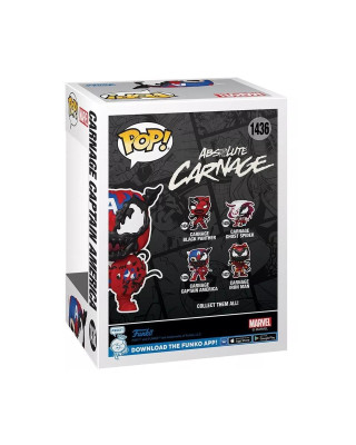 Bobble Figure Marvel - Carnage POP! - Carnage Captain America 