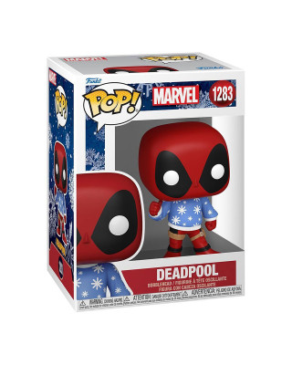 Bobble Figure Marvel POP! - Deadpool (Holiday) 