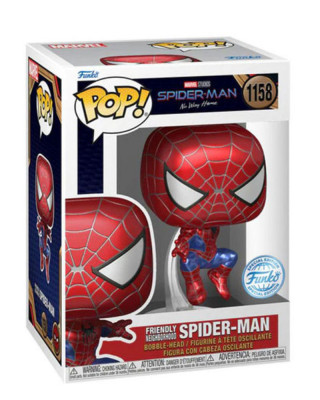 Bobble Figure Marvel - Spider-Man No Way Home POP! - Friendly Neighborhood Spider-Man (Leaping) - Special Edition 