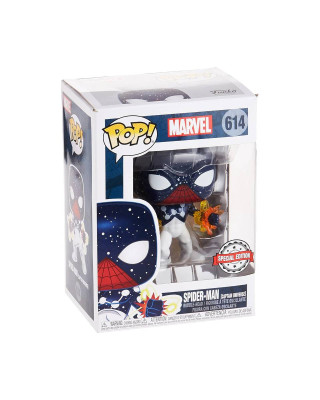 Bobble Figure Marvel - Spider-Man POP! - Spider-Man Captain Universe - Special Edition 