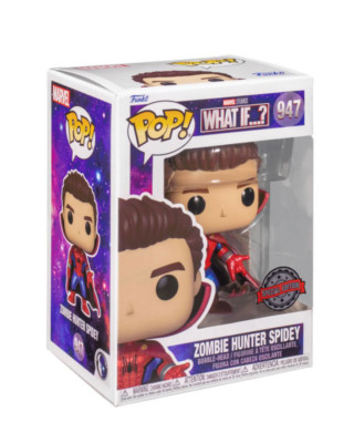 Bobble Figure Marvel - Spider-Man POP! What If...? - Zombie Hunter Spidey - Special Edition 