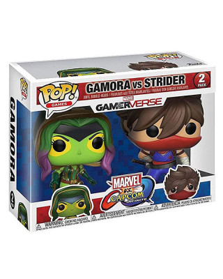 Bobble Figure Games - Marvel vs Capcom POP! 2-Pack - Gamora vs Strider 