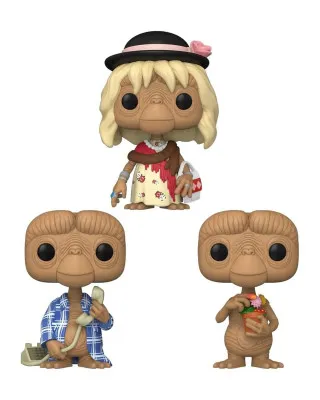 Bobble Figure Movies - E.T. 40th Anniversary POP! - E.T. 3-Pack 