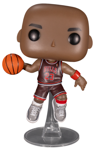 Bobble Figure Basketball NBA - Bulls POP! - Michael Jordan - Black Pinstripe Jersey 