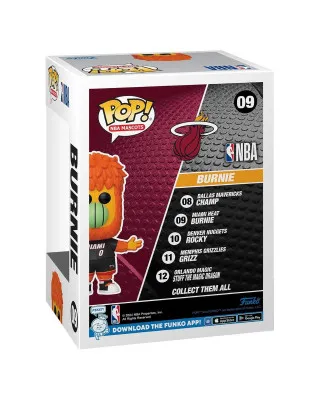 Bobble Figure Basketball NBA - Miami Heat POP! - Burnie - Mascots 
