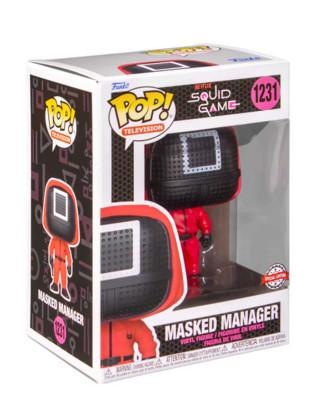 Bobble Figure Netflix Squid Game POP! - Masked Manager - Special Edition 