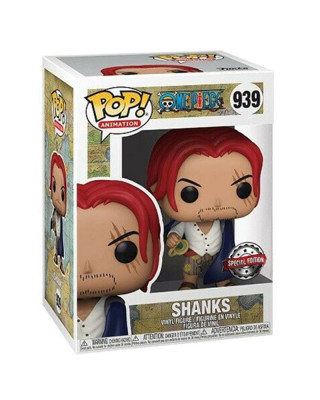 Bobble Figure Anime - One Piece POP! - Shanks - Special Edition 