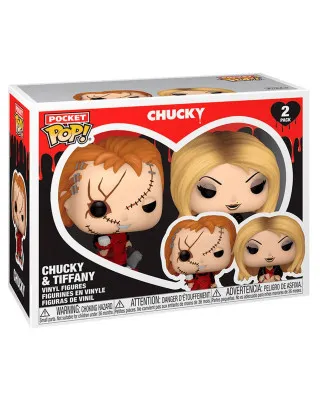Bobble Figure Pocket - Chucky POP! - Chucky & Tiffany - 2-Pack Valentines 