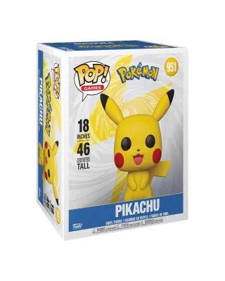Bobble Figure Pokemon Super Sized POP! - Pikachu 