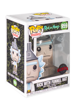 Bobble Figure Rick and Morty POP! - Rick With Funnel Hat - Special Edition 