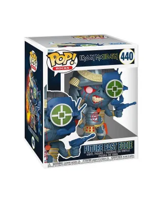 Bobble Figure Rocks - Iron Maiden POP! - Future Past Eddie 