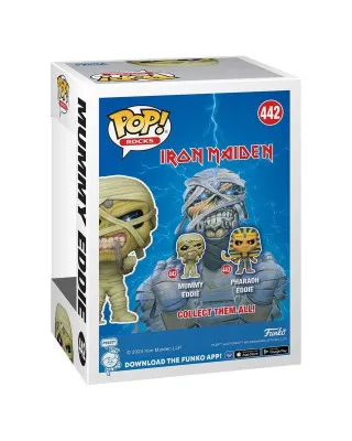 Bobble Figure Rocks - Iron Maiden POP! - Mummy Eddie 