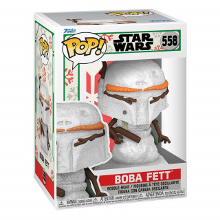 Bobble Figure Star Wars POP! - Boba Fett Snowman 