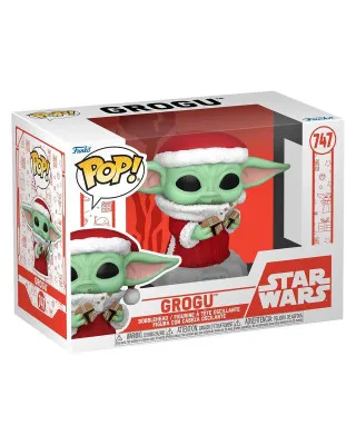 Bobble Figure Star Wars Holiday POP! - Grogu #747 