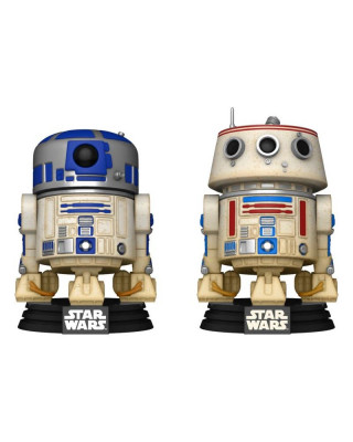 Bobble Figure Star Wars POP! 2-Pack - R2-D2 & R5-D4 - Galactic Convention Exclusive 