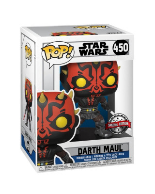 Bobble Figure Star Wars POP! - Darth Maul With Saber - Special Edition 