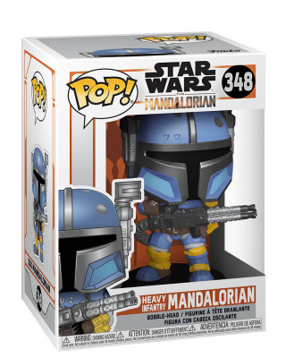 Bobble Figure Star Wars POP! - Heavy Infantry Mandalorian (Metallic) 