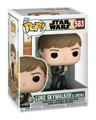 Bobble Figure Star Wars - The Book of Boba Fett POP! - Luke Skywalker & Grogu 