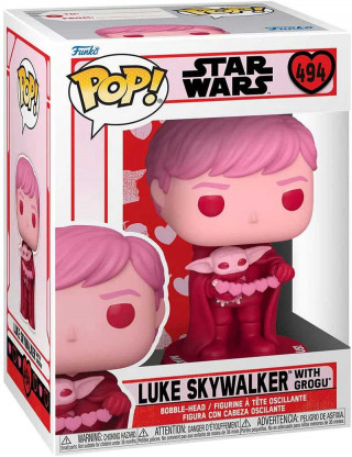 Bobble Figure Star Wars POP! - Luke Skywalker with Grogu 