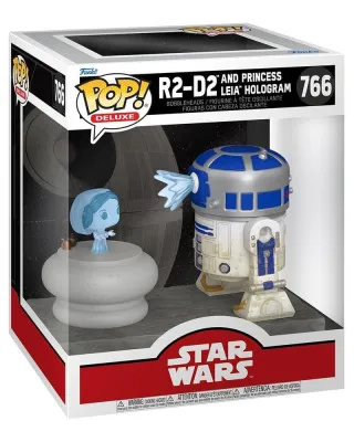 Bobble Figure Star Wars POP! - R2-D2 And Princess Leia Hologram 