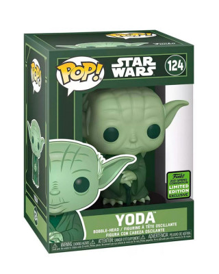 Bobble Figure Star Wars POP! - Yoda (Green Deco) - Convention Limited Edition 