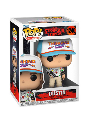 Bobble Figure Stranger Things POP! - Dustin (Thinking Cap) 