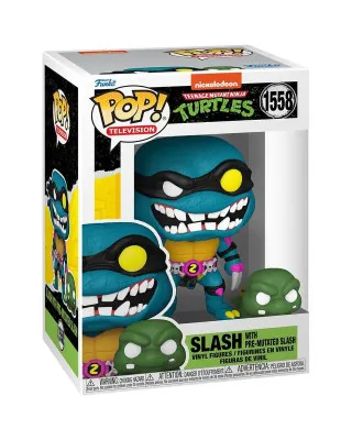 Bobble Figure Television - Teenage Mutant Ninja Turtles POP! - Slash With Pre-Mutated Slash 
