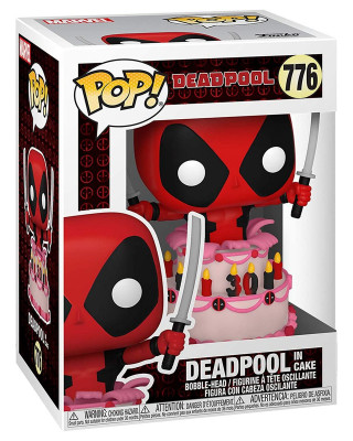 Bobble Figure Marvel - Deadpool POP! - Deadpool in Cake 