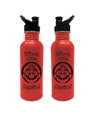 Boca Nintendo - Super Mario - It's-a me, Mario - Metal Canteen Bottle 