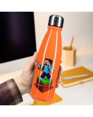 Boca Paladone Minecraft - Metal Water Bottle V2 