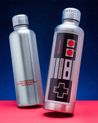 Boca Paladone Nintendo Entertainment System - Metal Water Bottle 
