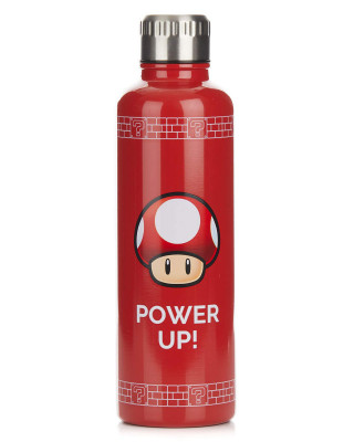 Boca Paladone Super Mario - Power Up - Metal Water Bottle 