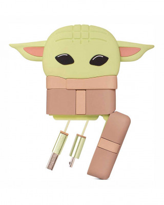 Cable Case PowerSquad Star Wars - The Child - Retractable Cable 3 in 1 