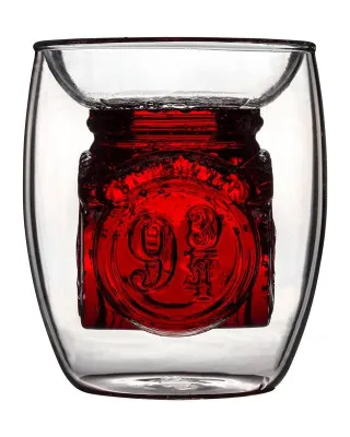 Čaša Harry Potter - Platform 9 3/4 Sign - 3D Doubble Walled Glass 