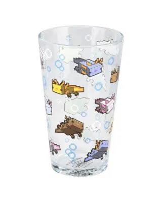 Čaša Paladone Minecraft - Axolotl Glass 