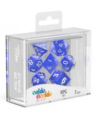 Kockice Oakie Doakie Dice RPG Set Translucent - Blue (7) 