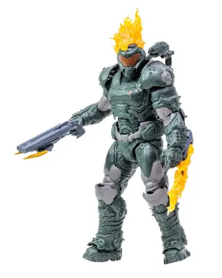 Action Figure Doom Eternal - Slayer - Ember Skin 