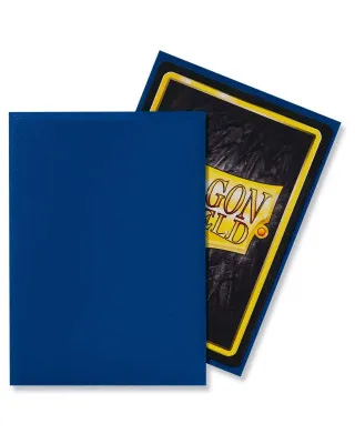 Dragon Shield 100 Standard Sleeves - Blue Matte 