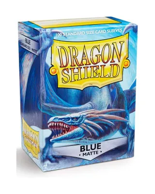 Dragon Shield 100 Standard Sleeves - Blue Matte 