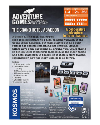 Društvena igra Adventure Games - The Grand Hotel Abaddon 