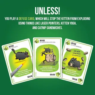Društvena igra Exploding Kittens 2nd Expansion - Streaking Kittens 