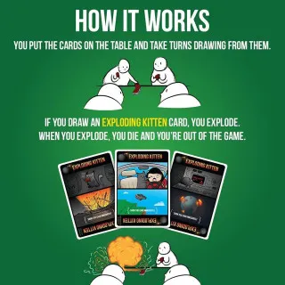 Društvena igra Exploding Kittens 2nd Expansion - Streaking Kittens 