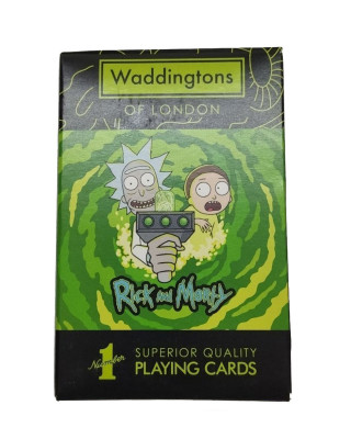 Karte Waddingtons No. 1 - Rick & Morty - Playing Cards - Adult Swim 