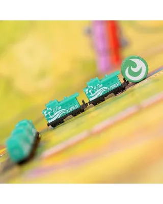 Društvena igra Ticket To Ride Europe - 20th Anniversary Deluxe Train Set - Green 
